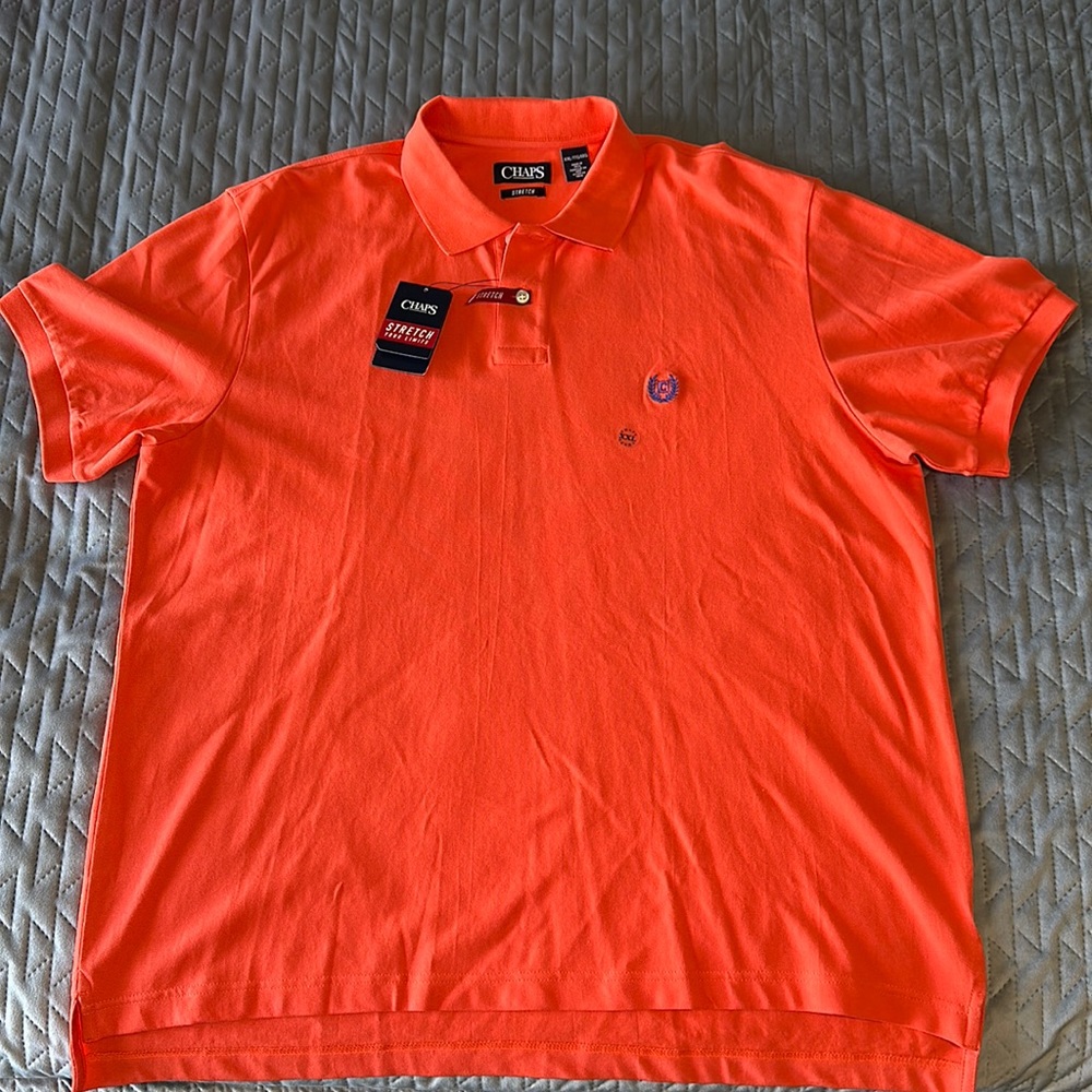 NWT CHAPS stretch men’s polo shirt